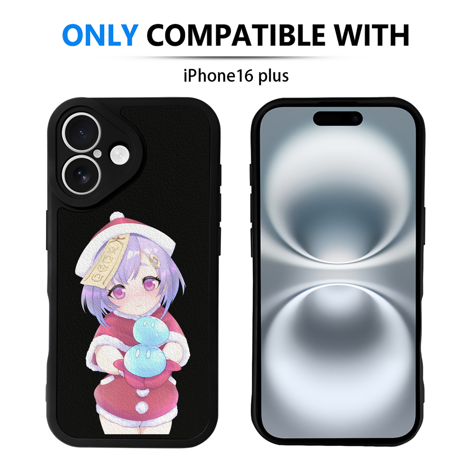 げんし神 七七 なな  genshin Nana 【iPhone 16シリーズ対応】シリコンスマホケース（レザー調） 材質：シリコン